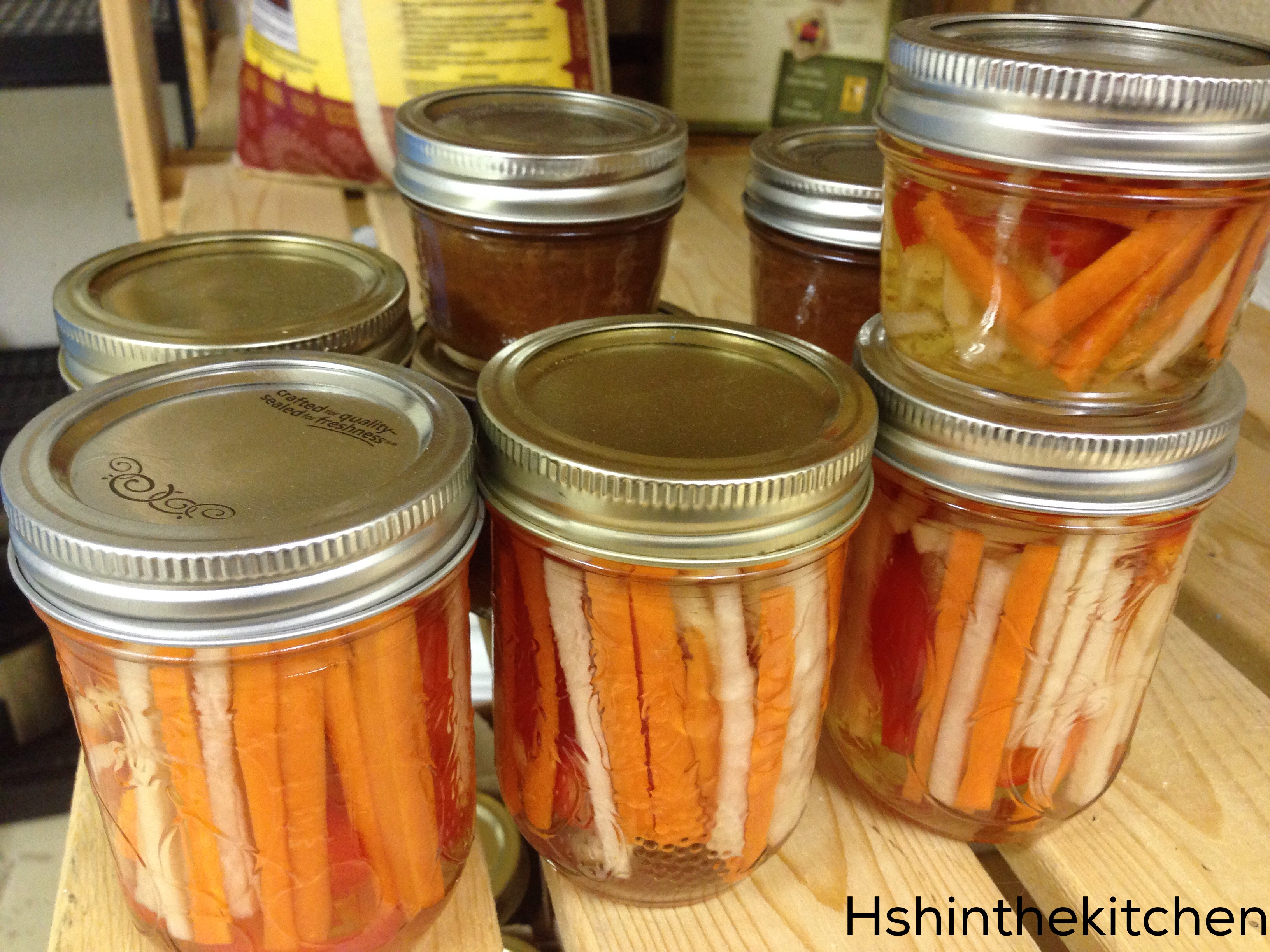 canned carrot pickles